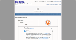 Desktop Screenshot of online.demma.co.uk