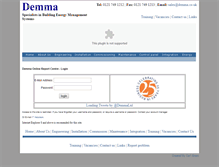 Tablet Screenshot of online.demma.co.uk